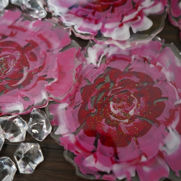 Rose Coasters - Picture 9 of 9